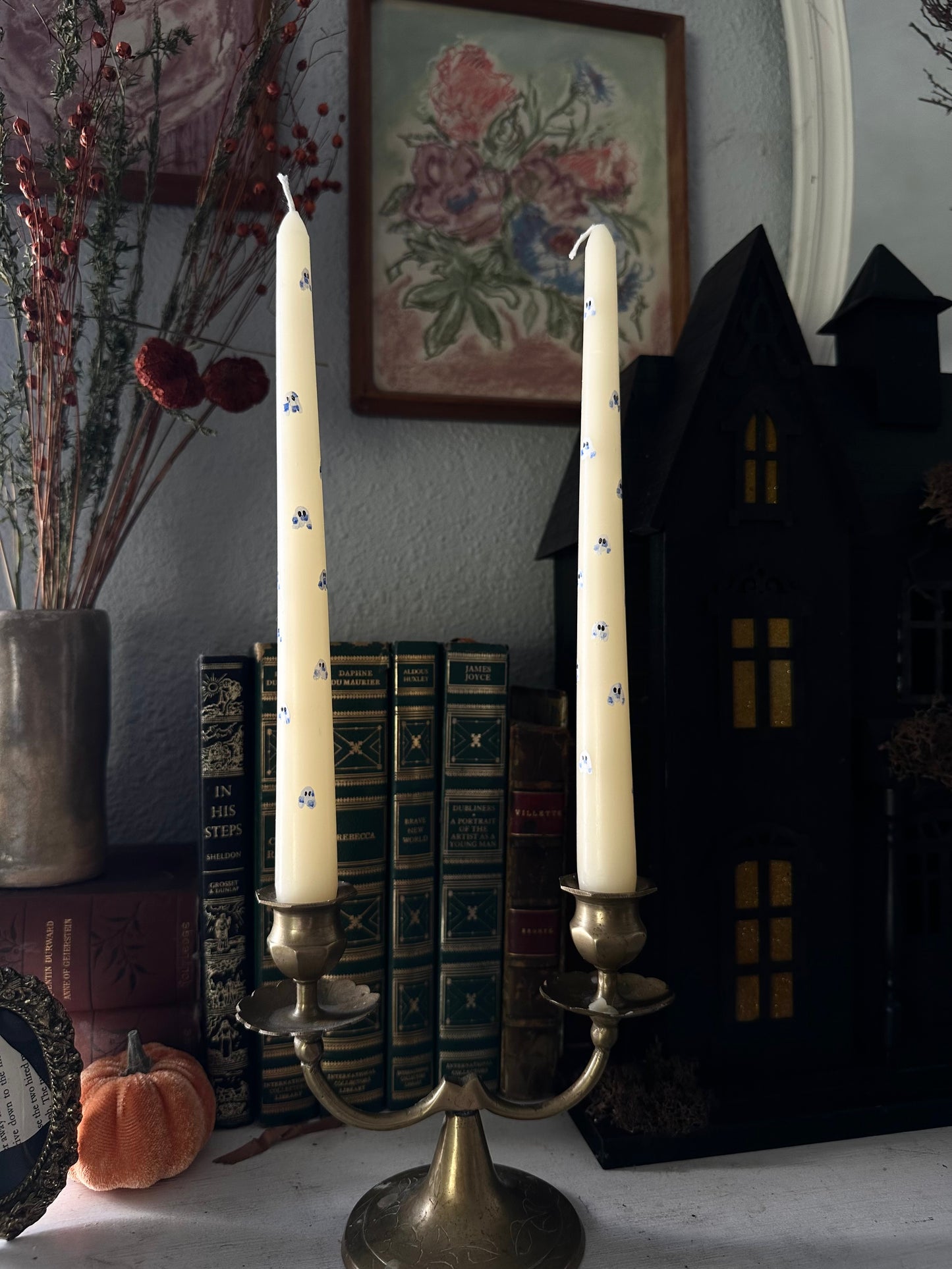 Quilted Ghosty Tapers