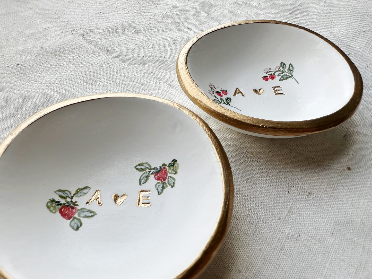 Personalized Ring Dish | Fruits & Buds