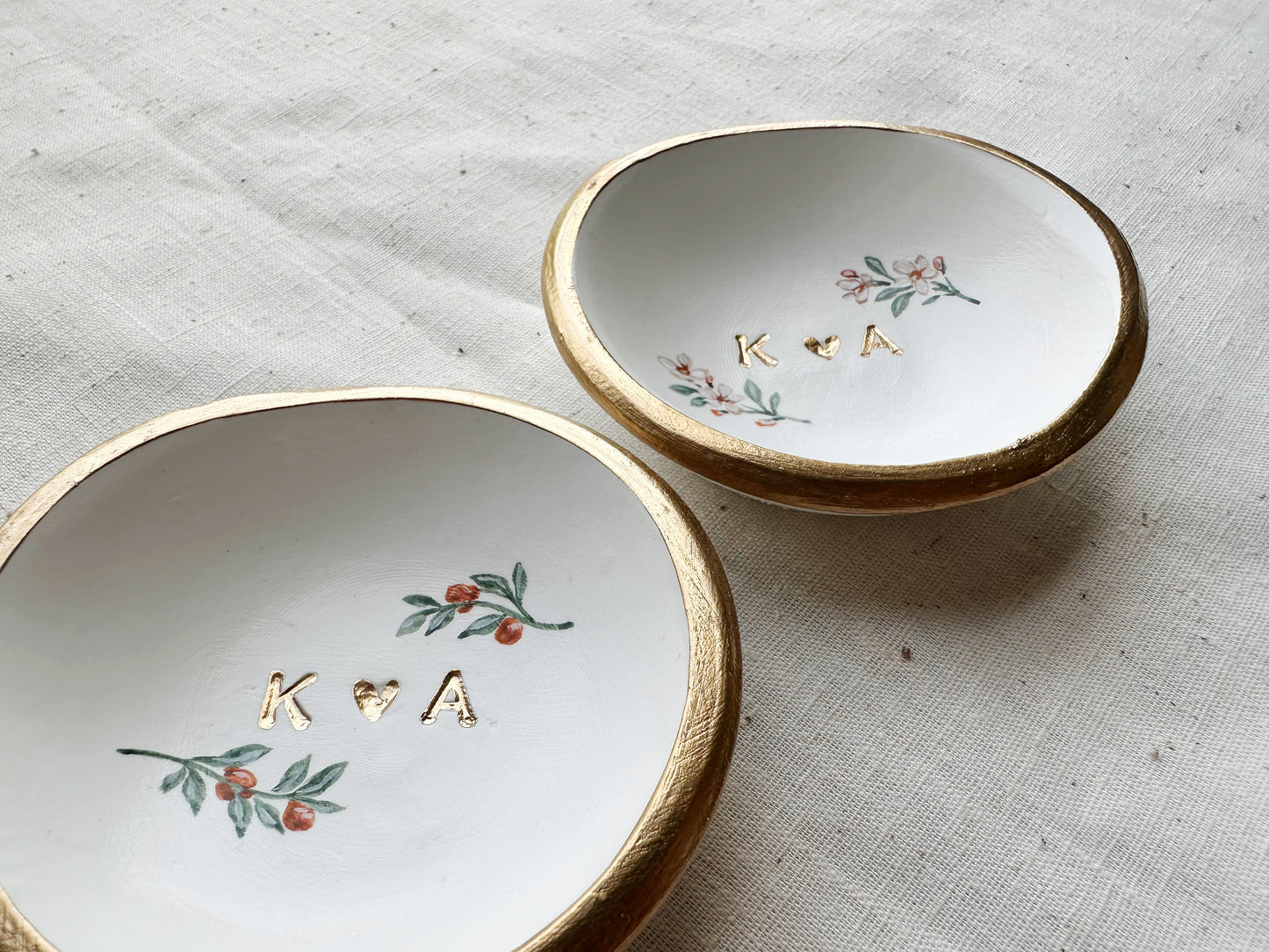 Personalized Ring Dish | Fruits & Buds