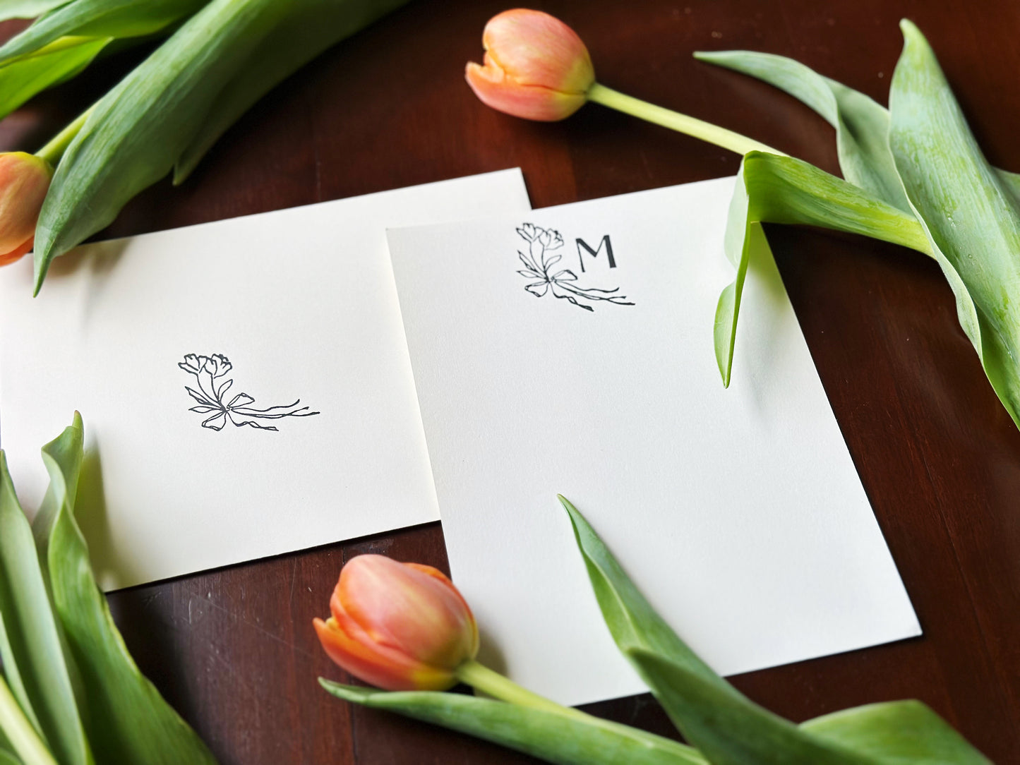 Monogrammed Stationery Set