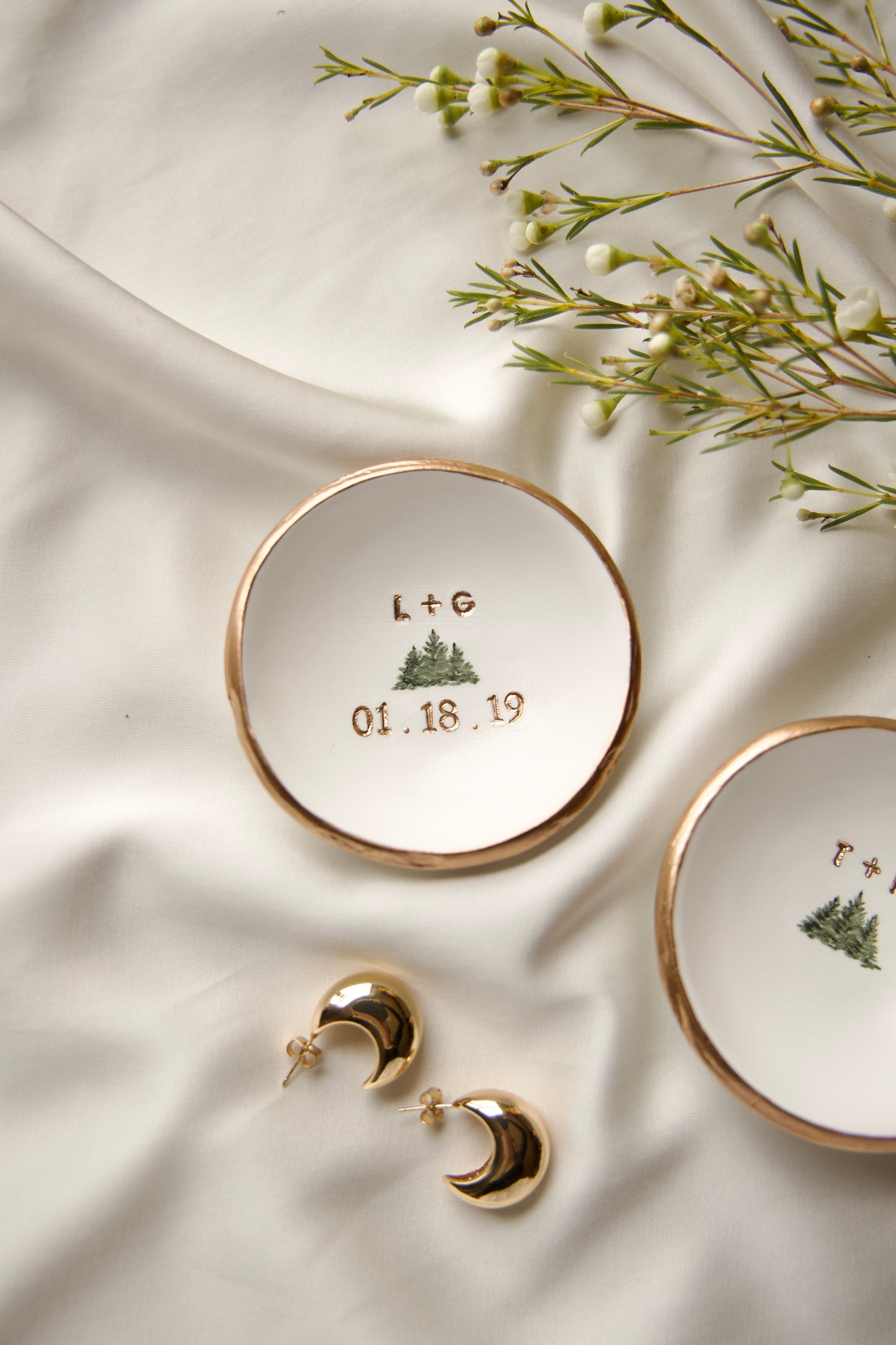 Personalized Ring Dish | Evergreen