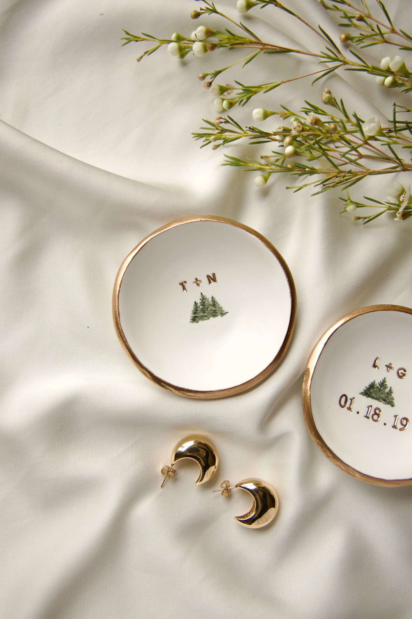 Personalized Ring Dish | Evergreen
