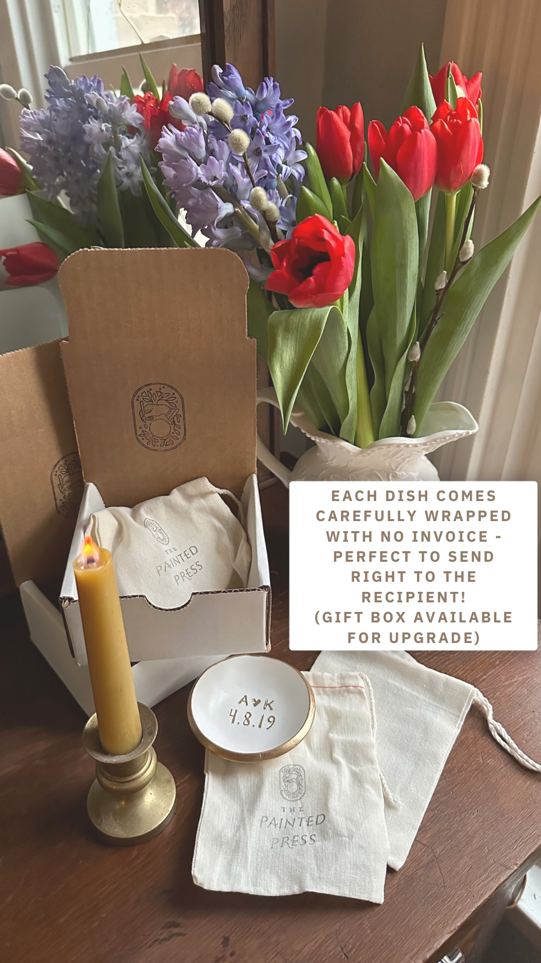 Personalized Ring Dish | Fruits & Buds