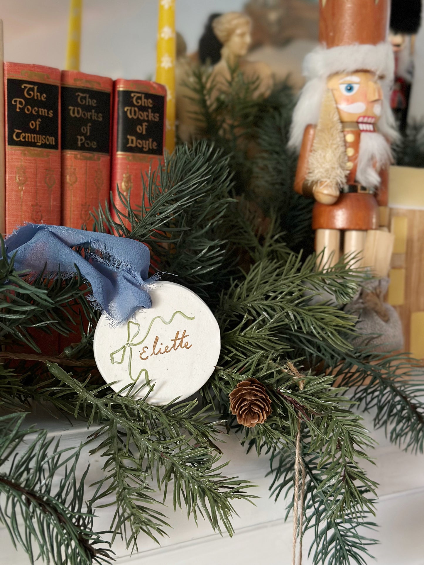 Personalized Bow Ornament