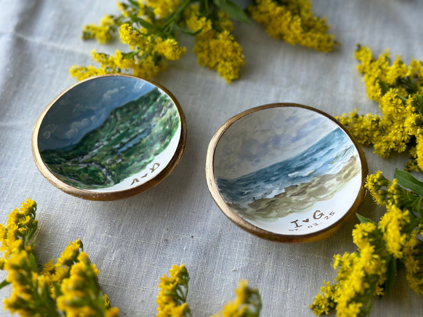 Personalized Ring Dish | Custom Illustration