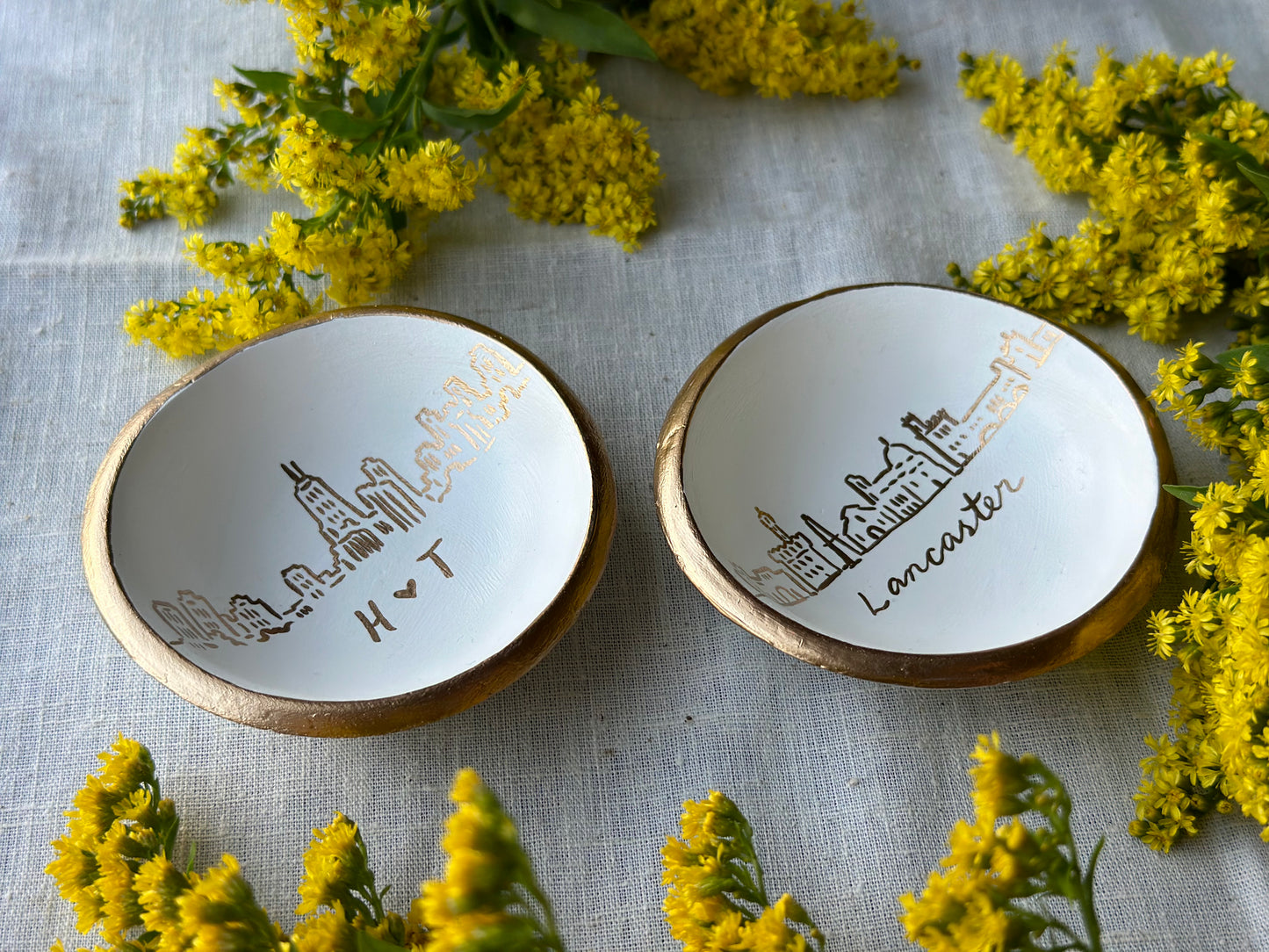 Personalized Ring Dish | Skylines & Buildings