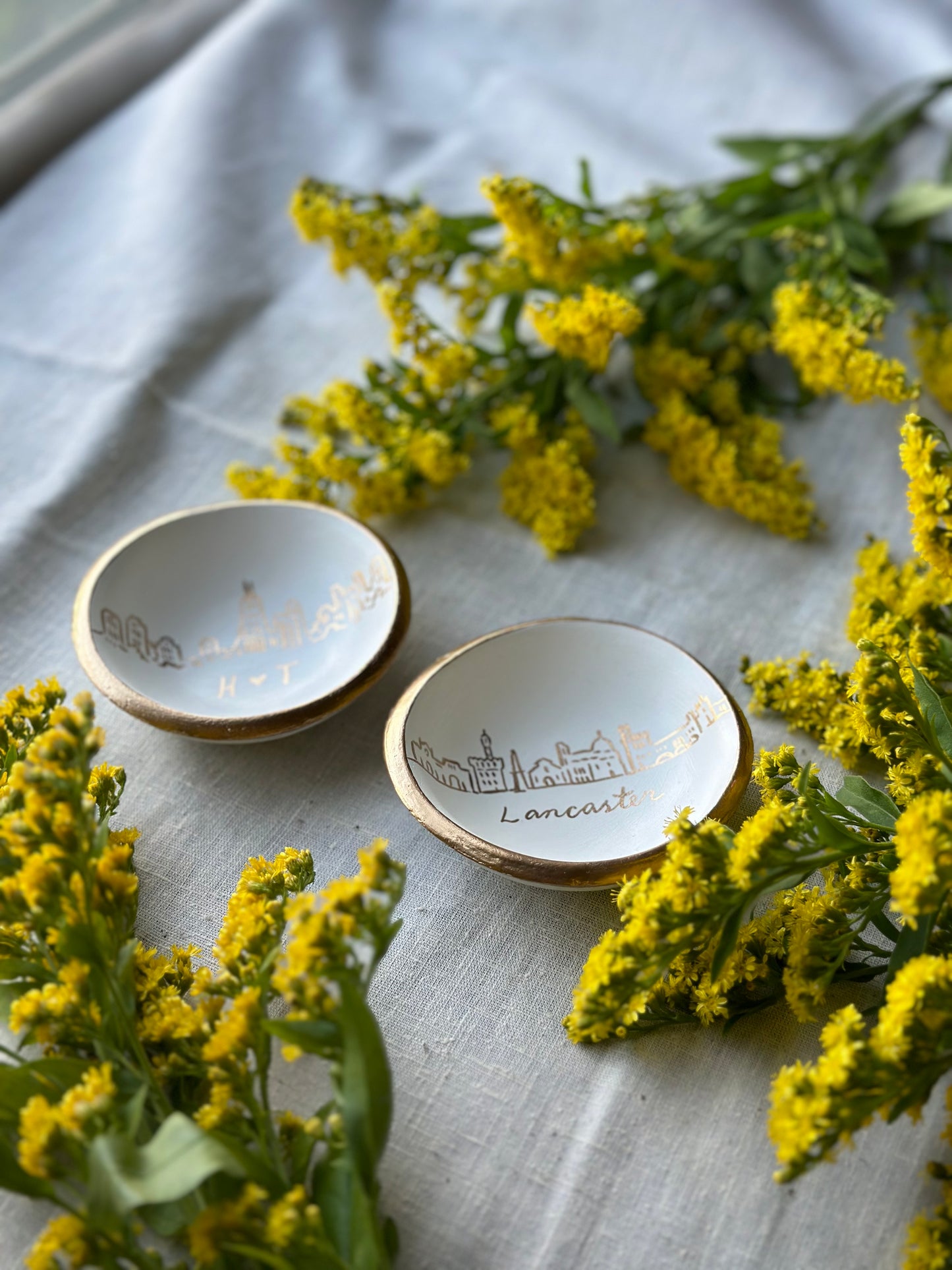 Personalized Ring Dish | Skylines & Buildings