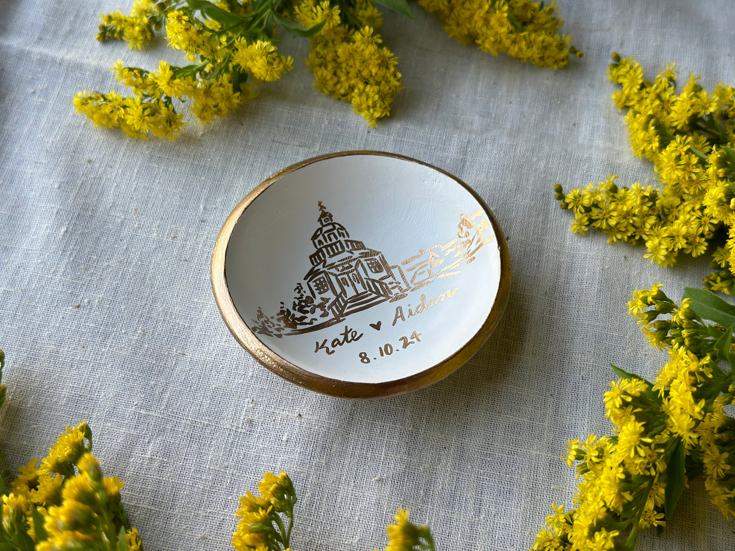 Personalized Ring Dish | Skylines & Buildings