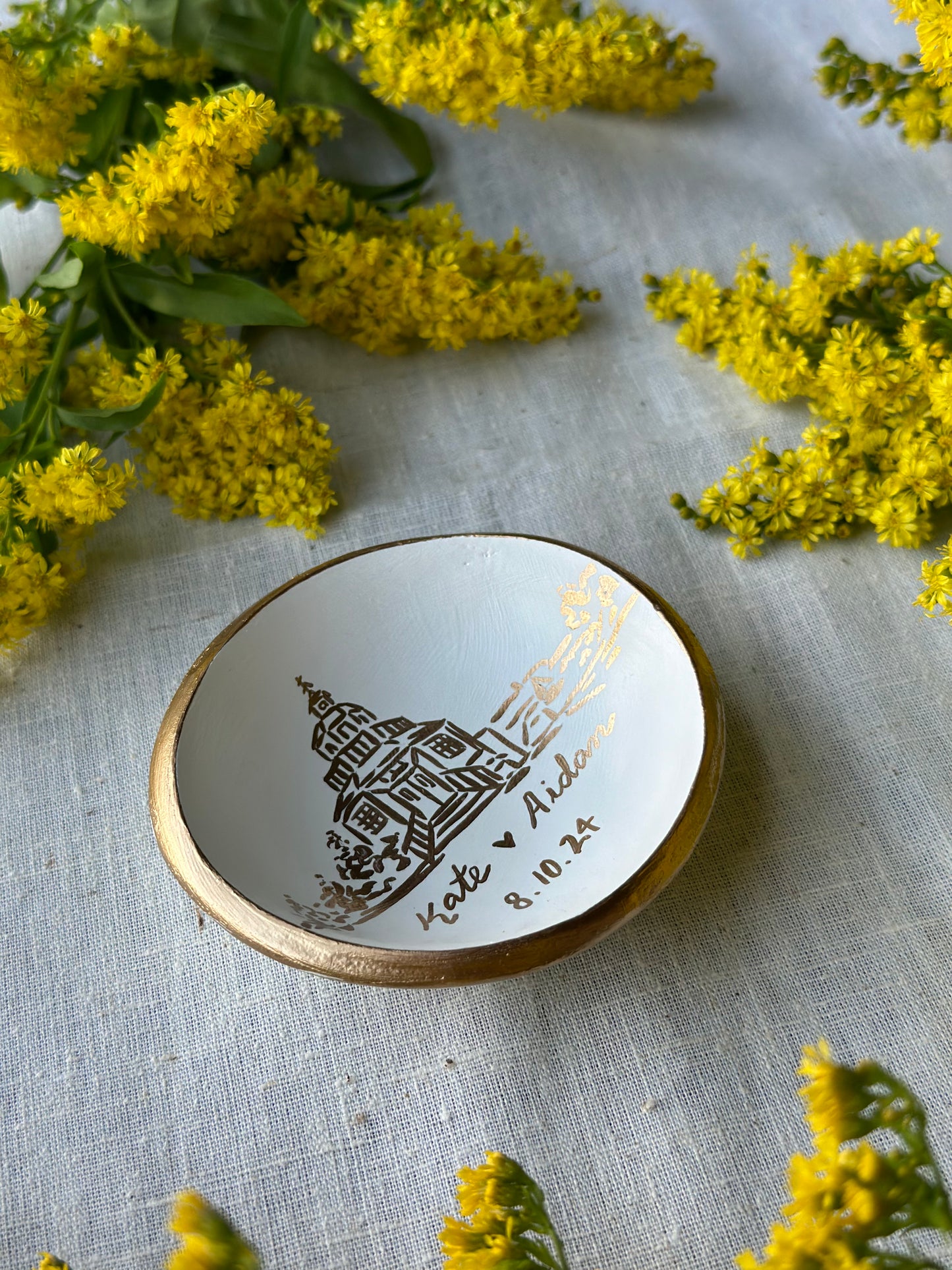 Personalized Ring Dish | Skylines & Buildings