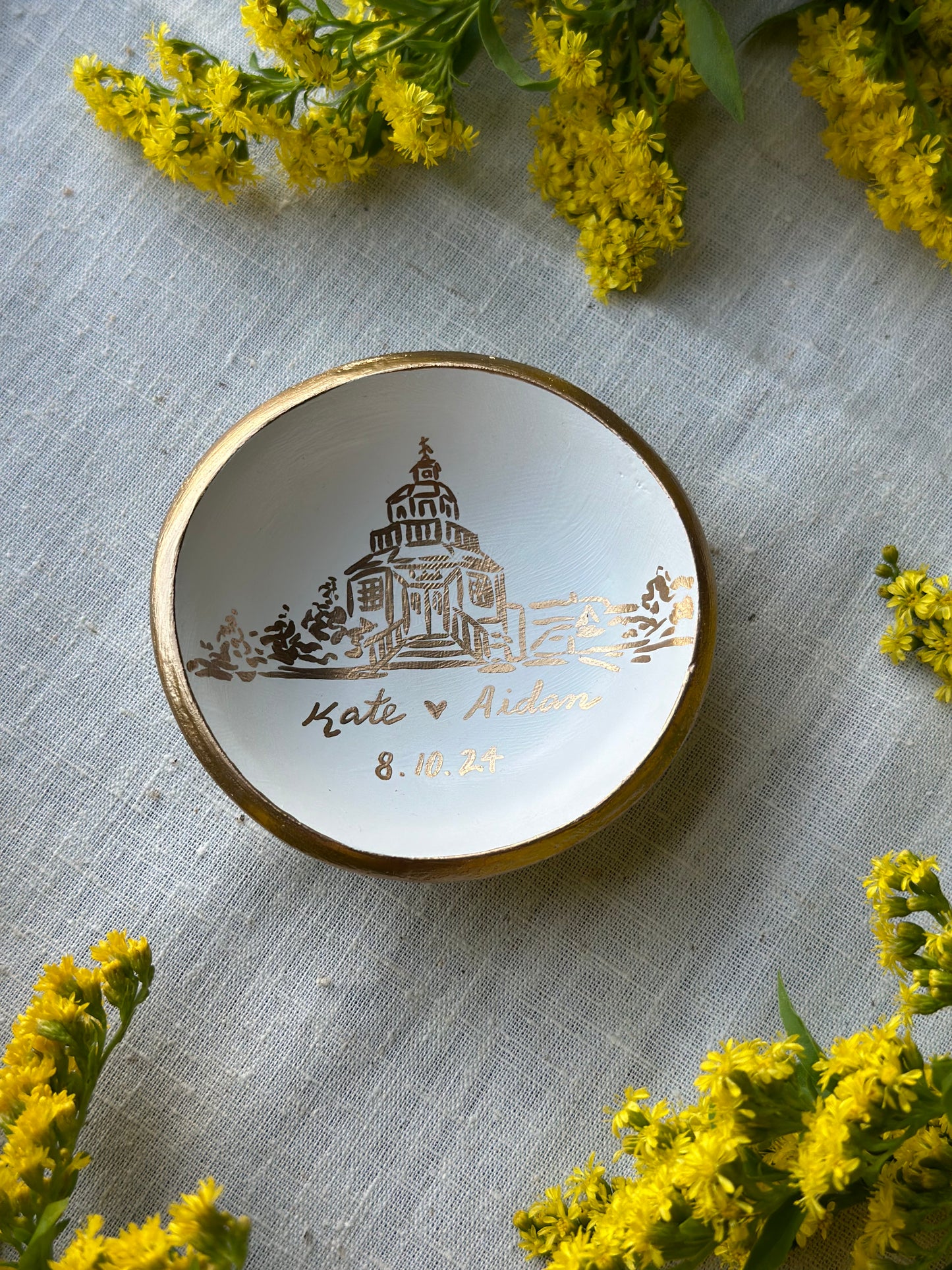Personalized Ring Dish | Skylines & Buildings