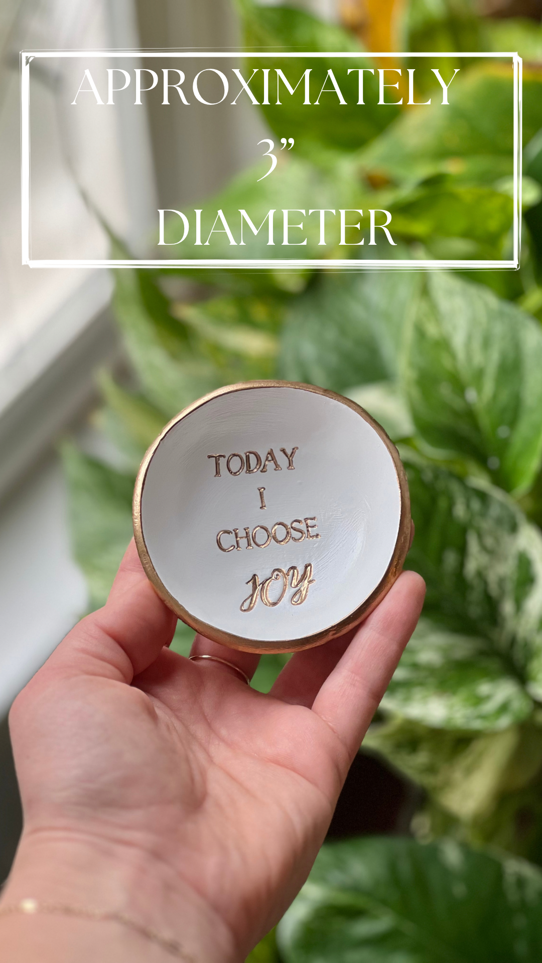 Personalized Ring Dish | Rosewood Blue Sage