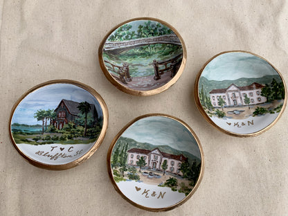 Personalized Ring Dish | Custom Illustration