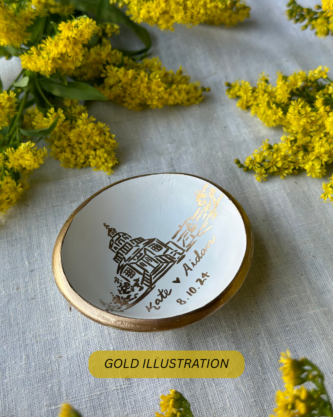 Personalized Ring Dish | Skylines & Buildings