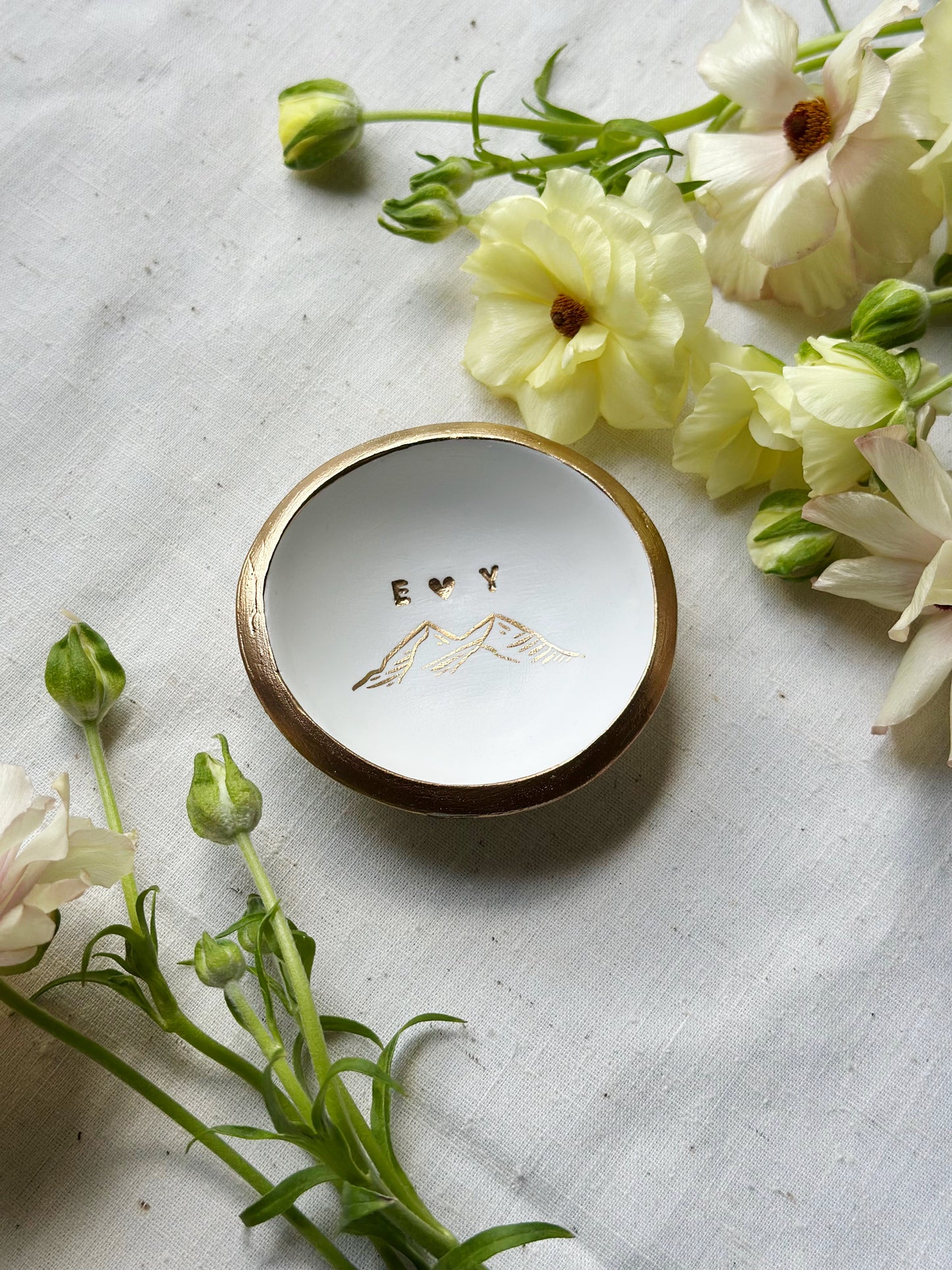 Personalized Ring Dish | Mountains
