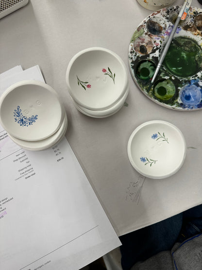 Personalized Ring Dish | CUSTOM florals