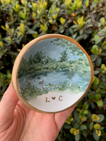 Personalized Ring Dish | Custom Illustration