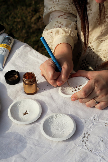 Personalized Ring Dish | Lace