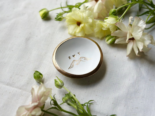 Personalized Ring Dish | Mountains