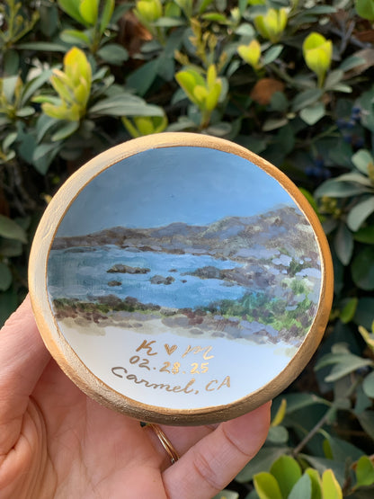 Personalized Ring Dish | Custom Illustration