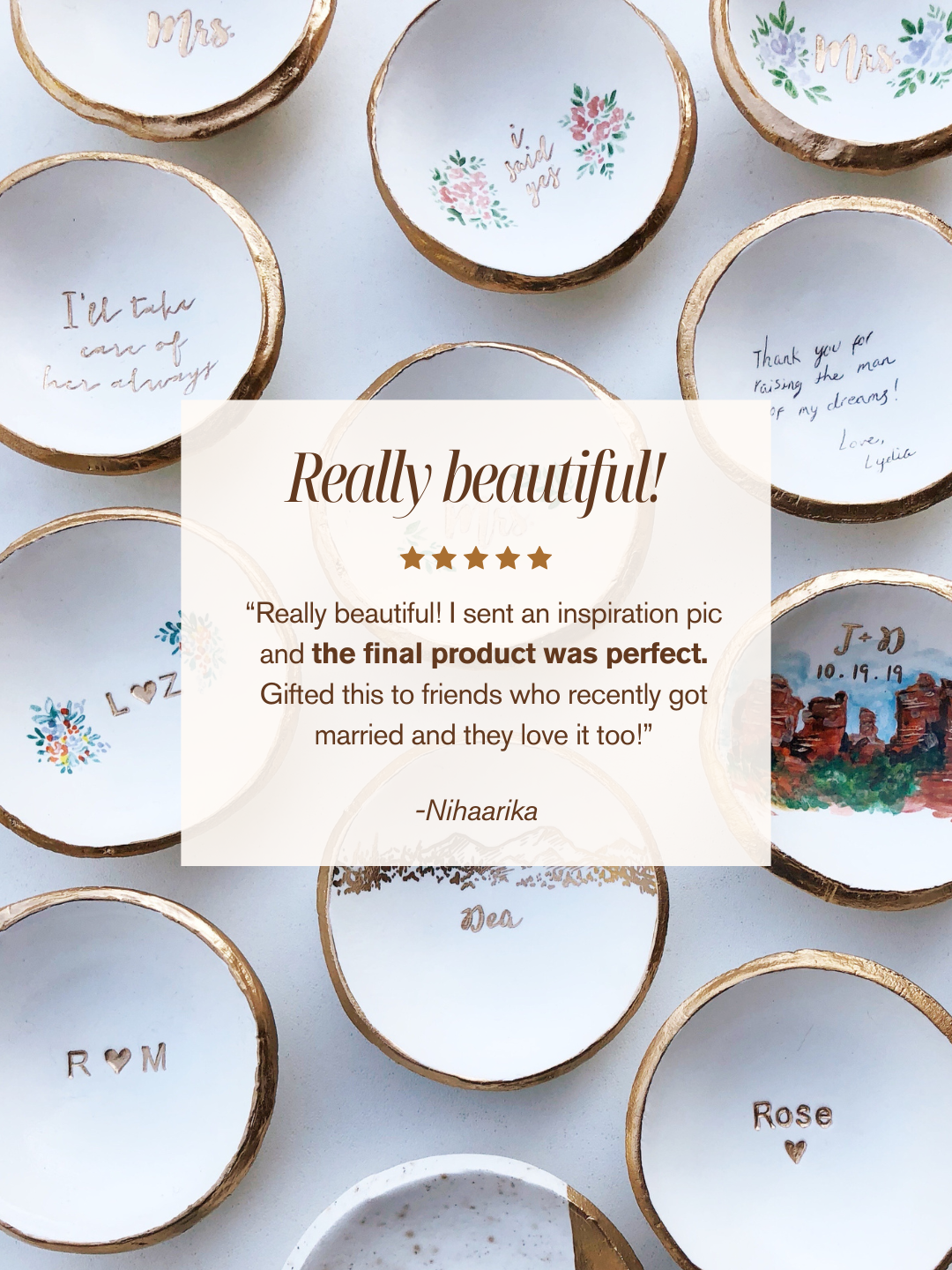 Personalized Ring Dish | Custom Illustration