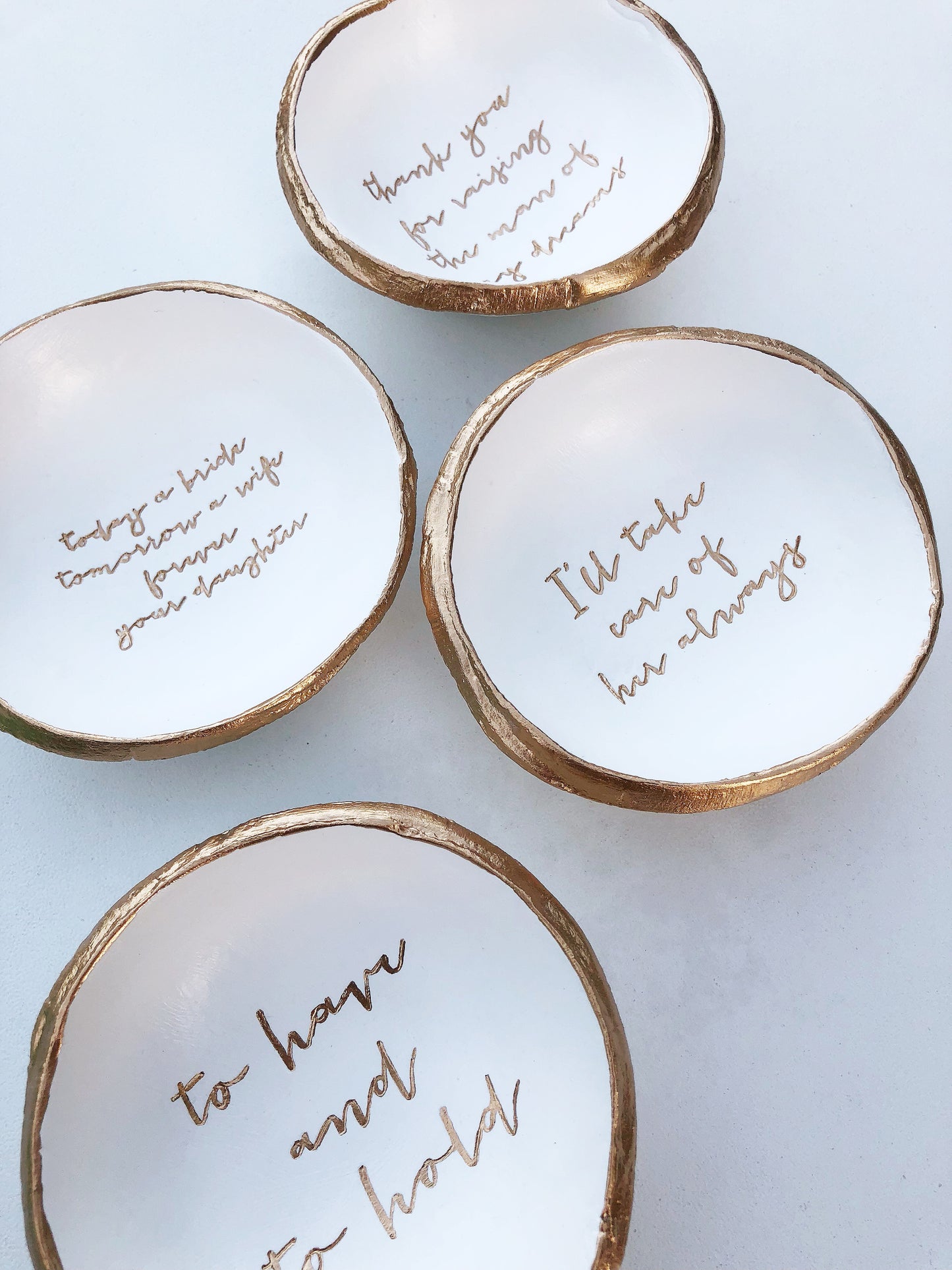 Mother of the Bride | Mother of the Groom | Wedding Day Ring Dishes