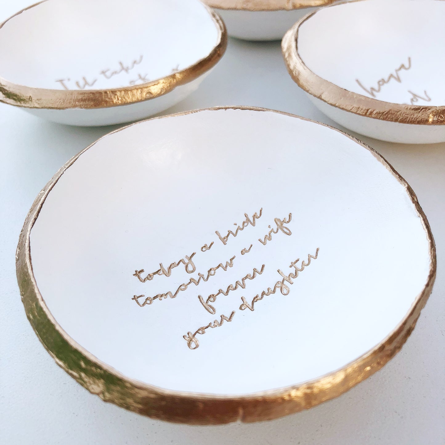 Mother of the Bride | Mother of the Groom | Wedding Day Ring Dishes