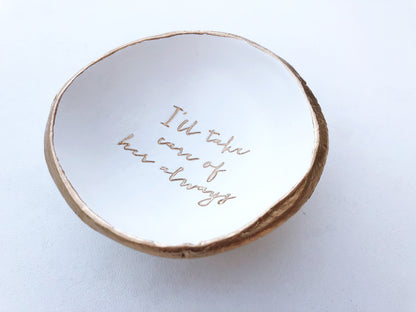 Mother of the Bride | Mother of the Groom | Wedding Day Ring Dishes