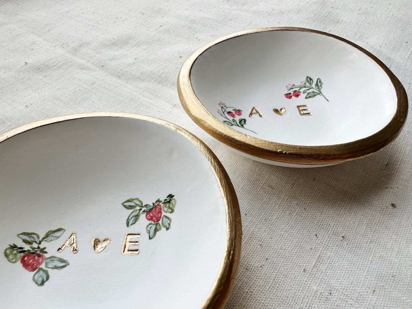 Personalized Ring Dish | Fruits & Buds