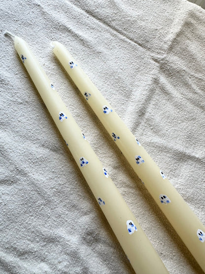 Quilted Ghosty Tapers