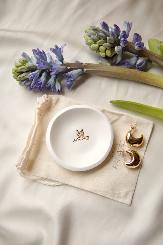 Personalized Ring Dish | Dove
