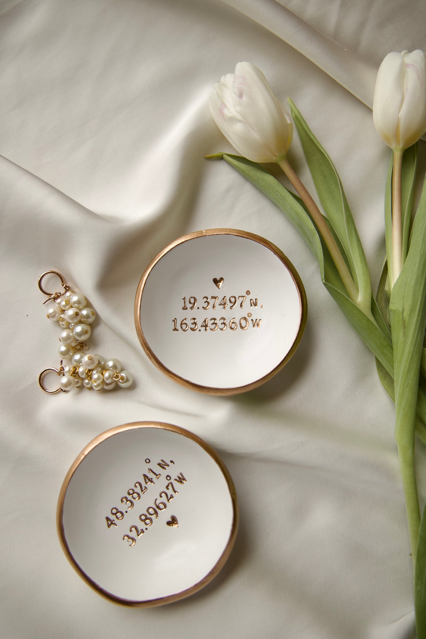 Personalized Ring Dish | Classic Coordinates
