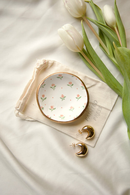 Ring Dish | Floral Pattern