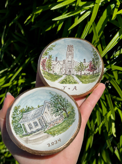Personalized Ring Dish | Custom Illustration