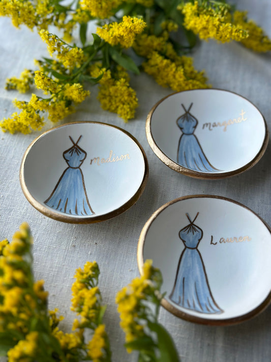 Personalized Ring Dish | Bridesmaid Dress