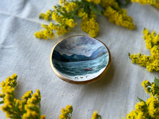 Personalized Ring Dish | Custom Illustration