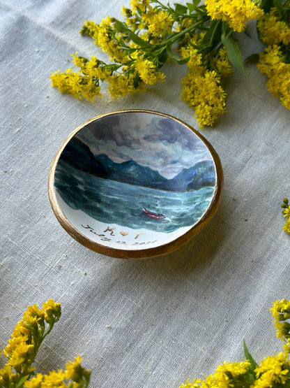 Personalized Ring Dish | Custom Illustration