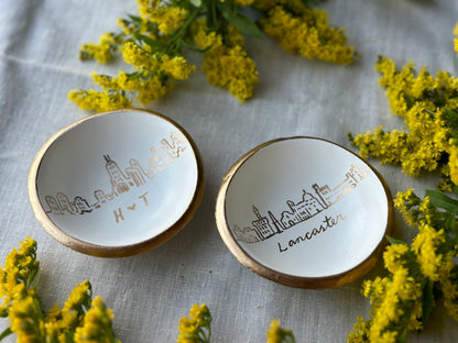 Personalized Ring Dish | Skylines & Buildings