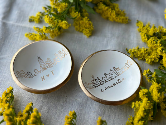 Personalized Ring Dish | Skylines & Buildings