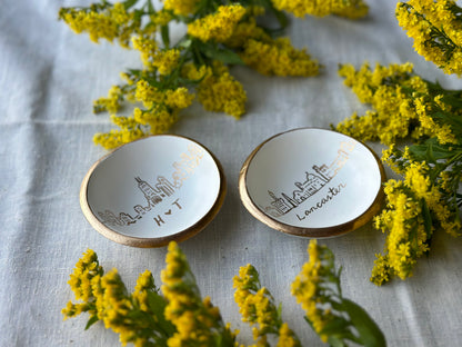 Personalized Ring Dish | Skylines & Buildings