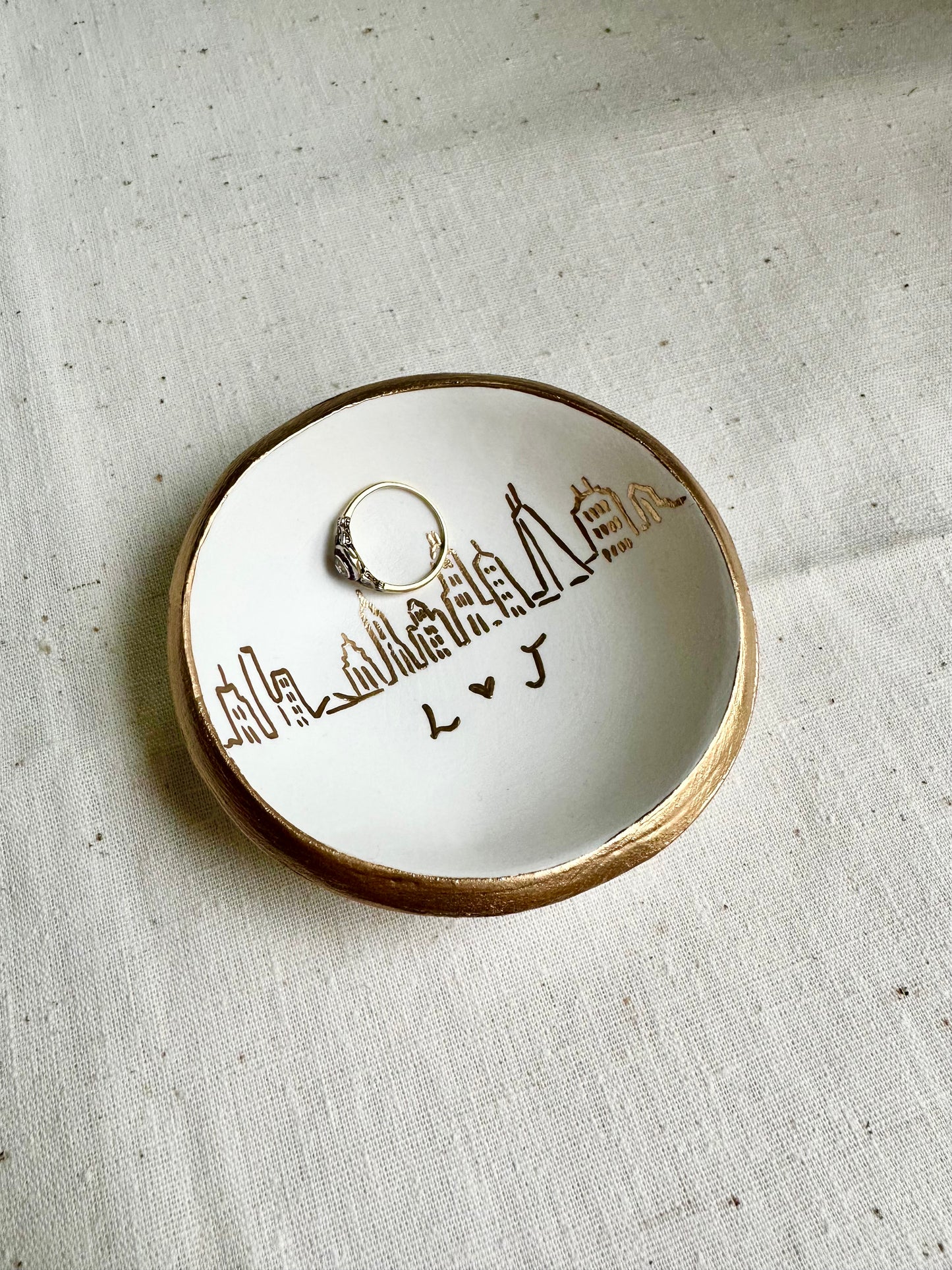 Personalized Ring Dish | Skylines & Buildings