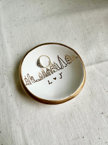 Personalized Ring Dish | Skylines & Buildings
