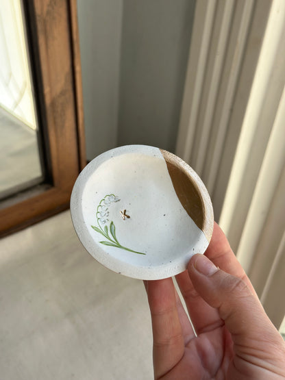 Personalized Ring Dish | Birth Month Flower