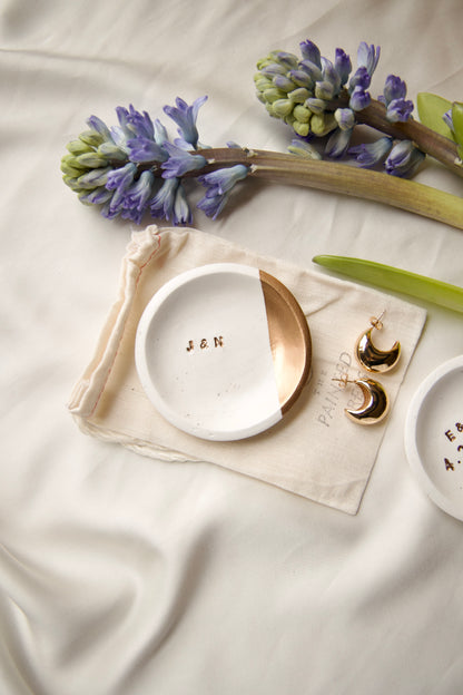 Personalized Ring Dish | Speckled