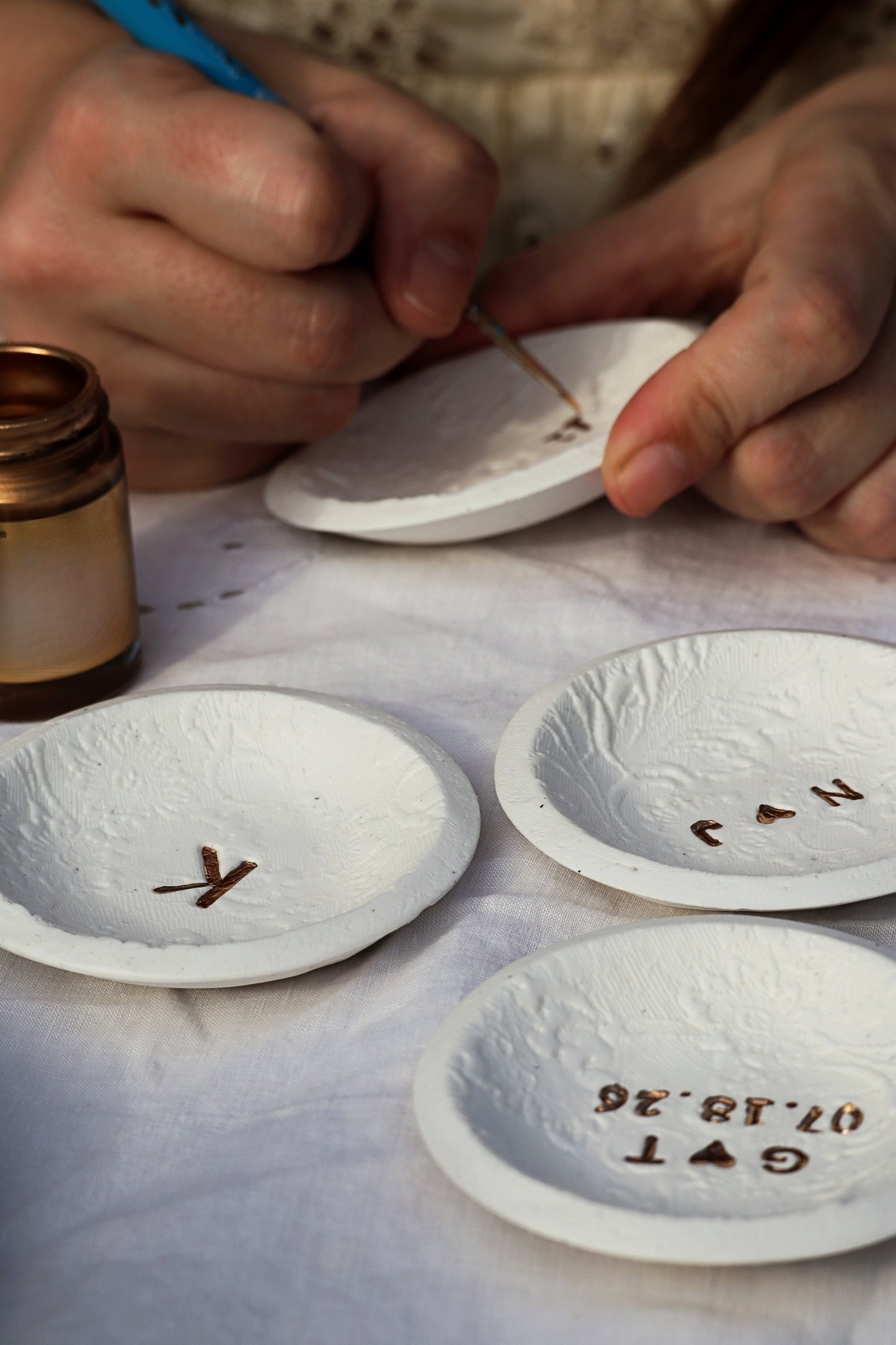 Personalized Ring Dish | Lace