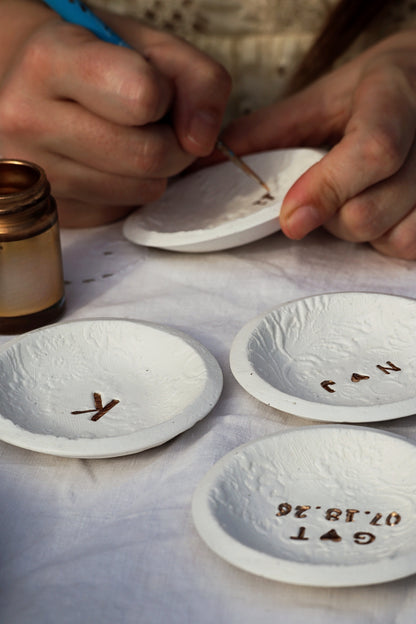 Personalized Ring Dish | Lace