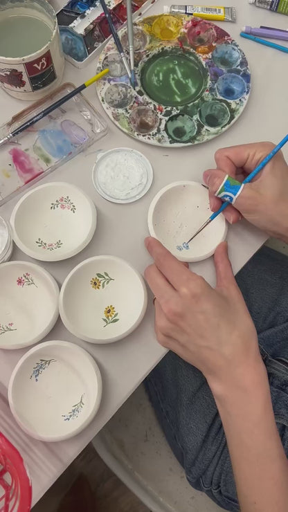 Personalized Ring Dish | CUSTOM florals